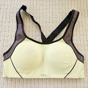 Victorias Secret VSX Sport Women's Yellow Sports Bra